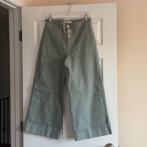 Madewell Emmett wide leg crop pant